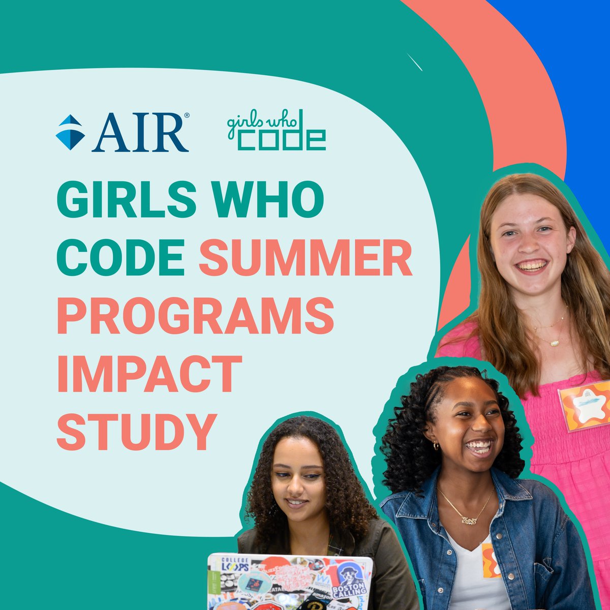 Girls Who Code (@girlswhocode) on Twitter photo Representation, mentorship, and access to resources can make a difference for our students. We teamed up with <a href="/AIRInforms/">American Institutes for Research</a> to find out the real impact that our Summer Programs can have on our students’ paths to science and tech careers, and the results tugged on our heartstrings. Representation, mentorship, and access to resources can make a difference for our students. We teamed up with <a href="/AIRInforms/">American Institutes for Research</a> to find out the real impact that our Summer Programs can have on our students’ paths to science and tech careers, and the results tugged on our heartstrings.