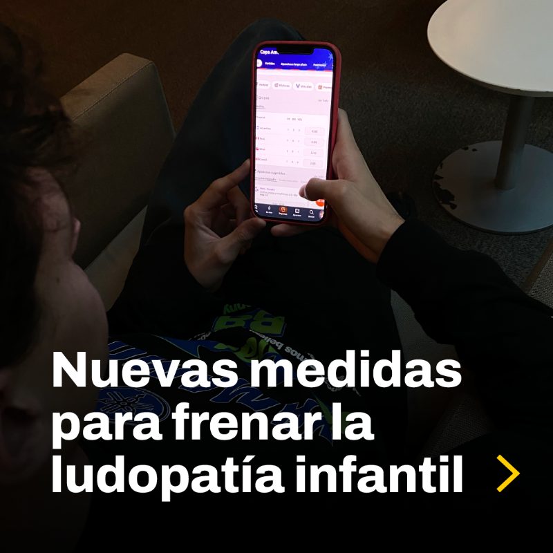gcba's tweet photo. La Ciudad le pone un freno a la ludopatía infantil. Las apuestas online son ilegales para los menores de edad y pueden convertirse en un problema para ellos y sus familias. Por eso y como parte de un plan integral, se están tomando medidas concretas.