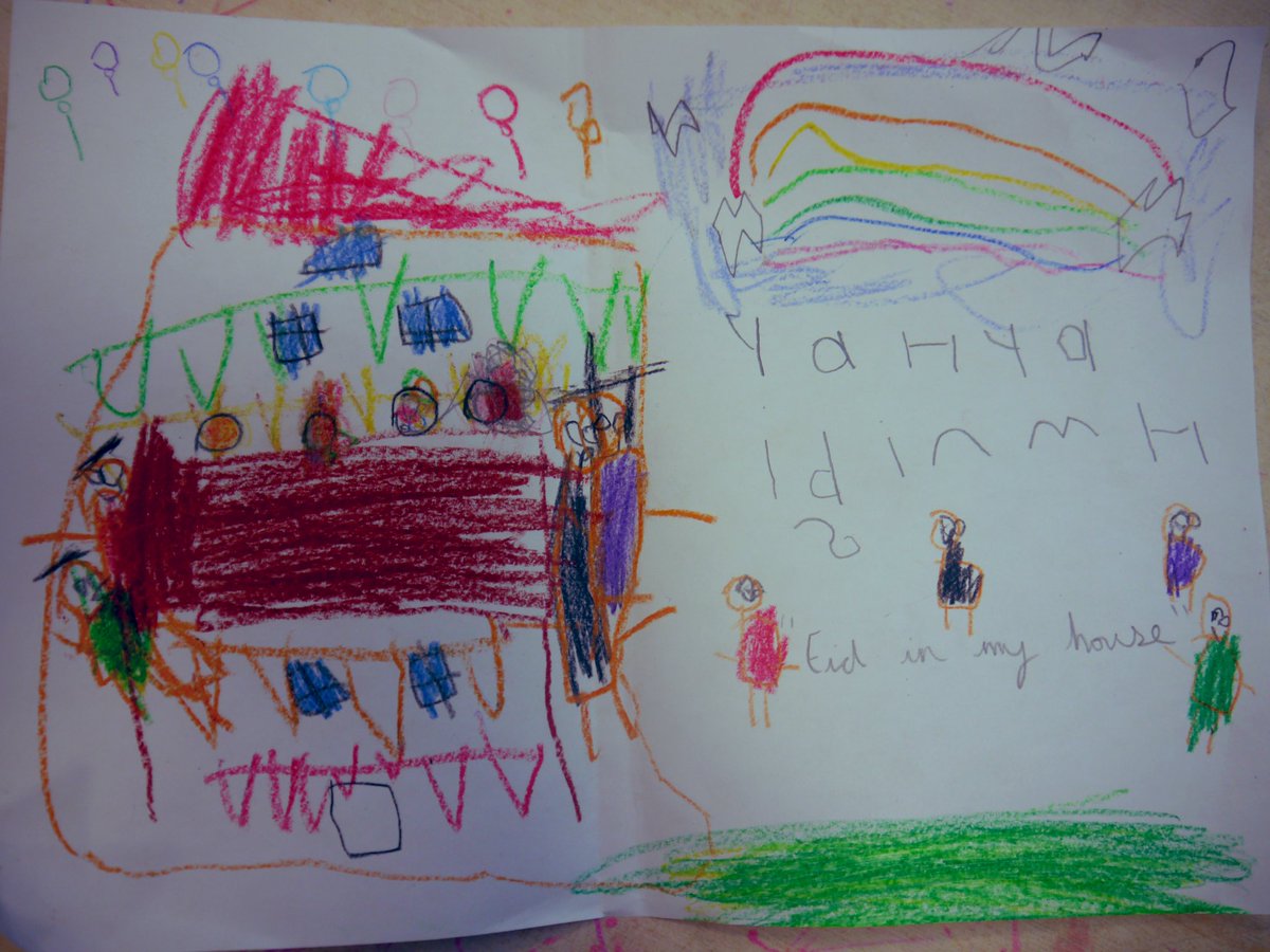Celebrating Eid together was very special ✨✨✨✨✨ 

I loved the drawing that one little boy created to represent his celebrations at home 💫

#EYFS #EarlyYears #EY #EidMubarak