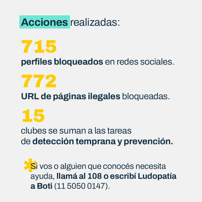 gcba's tweet photo. La Ciudad le pone un freno a la ludopatía infantil. Las apuestas online son ilegales para los menores de edad y pueden convertirse en un problema para ellos y sus familias. Por eso y como parte de un plan integral, se están tomando medidas concretas.