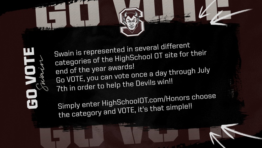 Maroon_Machine's tweet photo. HighSchool OT End of the Year Award Nominees Feature Swain Athletes!! https://t.co/CLblEHaouC https://t.co/6CWwQhhICa