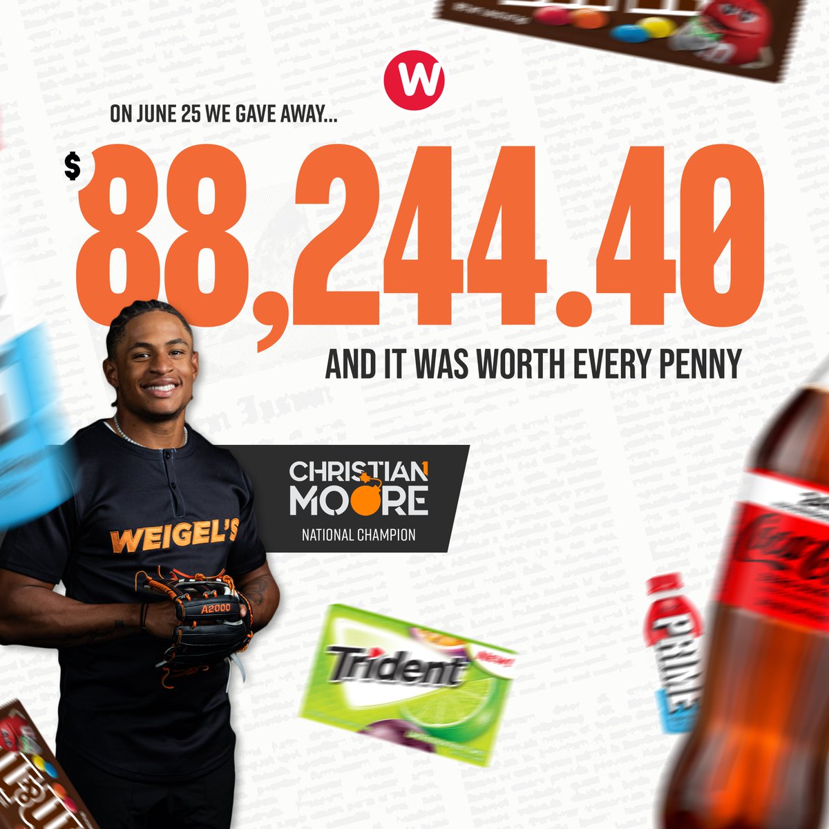 weigelsstores's tweet image. Vol Nation... you wrecked us hard yesterday and it. was. awesome.  We'll have full season coke numbers soon, but for now, we just wanted to say thanks for an incredible season of both baseball and softball. Stay tuned for our next NIL athlete announcements later this summer.