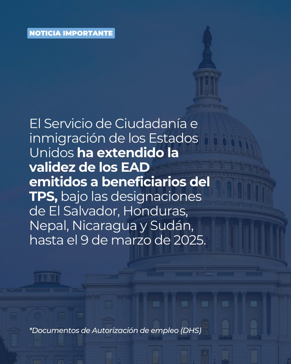 MiraLawGroup's tweet photo. Si eres un beneficiario del TPS o conoces a algún beneficiario del TPS
¡Esta información es importante!

#Noticia #importante #inmigracion #TPS #USCIS #Empleo https://t.co/PQpQD9ebXO