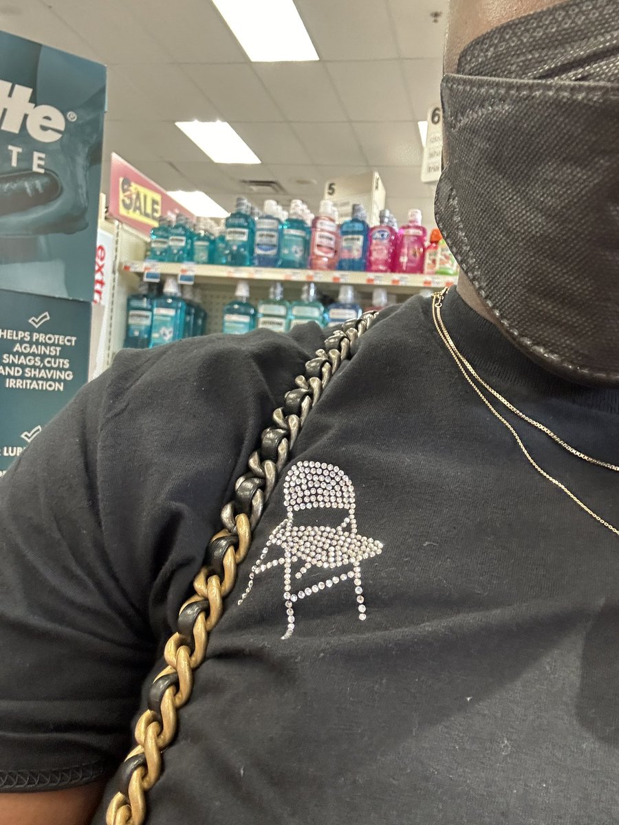 KaylaShanai's tweet photo. A yt woman just said she liked my shirt. ��Anything sparkly and I’m in” she said. 

The shirt in question 🤭🤣 https://t.co/wLIKZwVab9