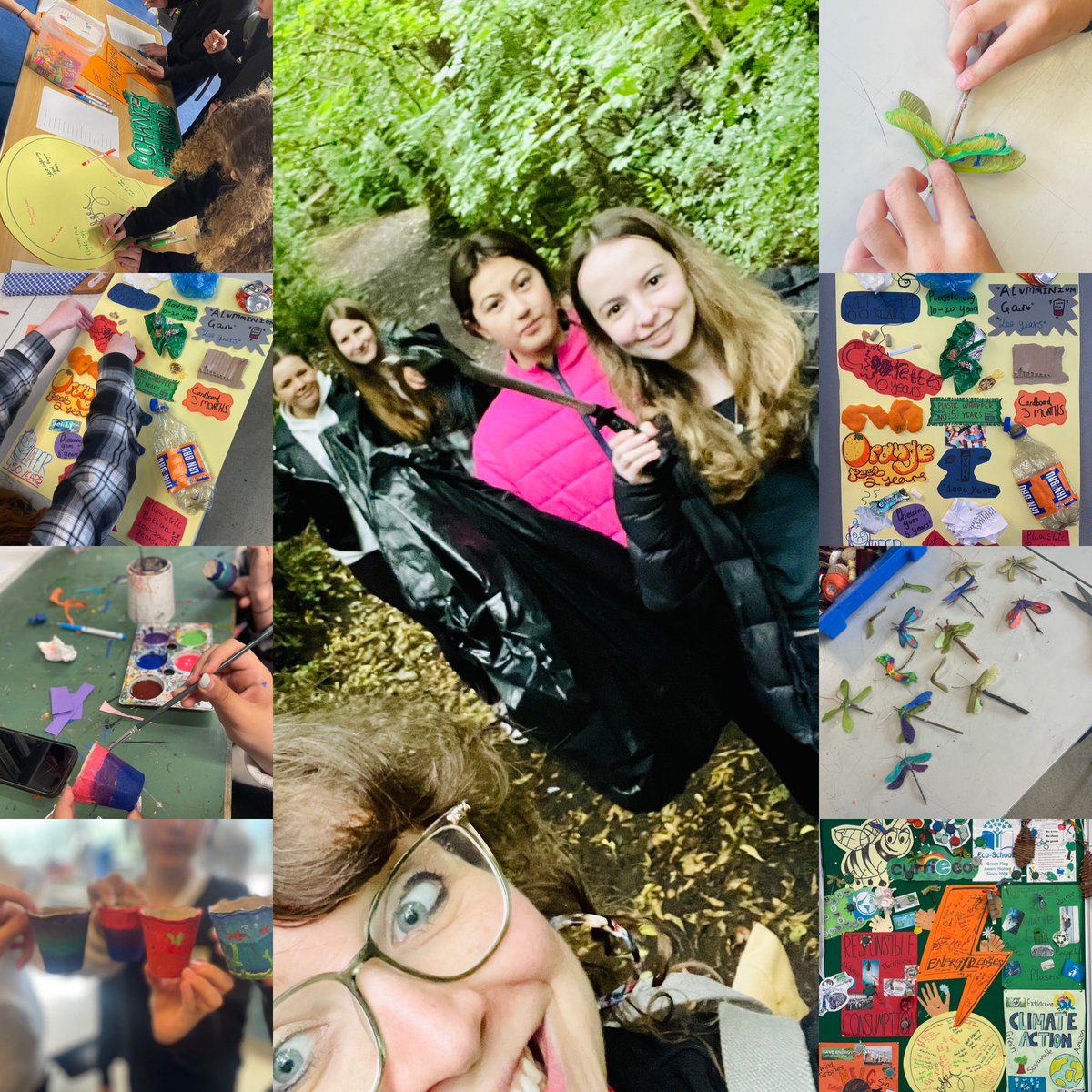 Today we had our summer Eco Day. We did a litter pick, made a decomposition poster, crafted sycamore seed dragonflies and planted wildflower seeds. We also got dozens of energy pledges from pupils across the school. Productive and fun! 🌼♻️🪰🦋🌸🌱 #ecoschoolsscotland <a href="/curriechs/">CurrieCHS</a>