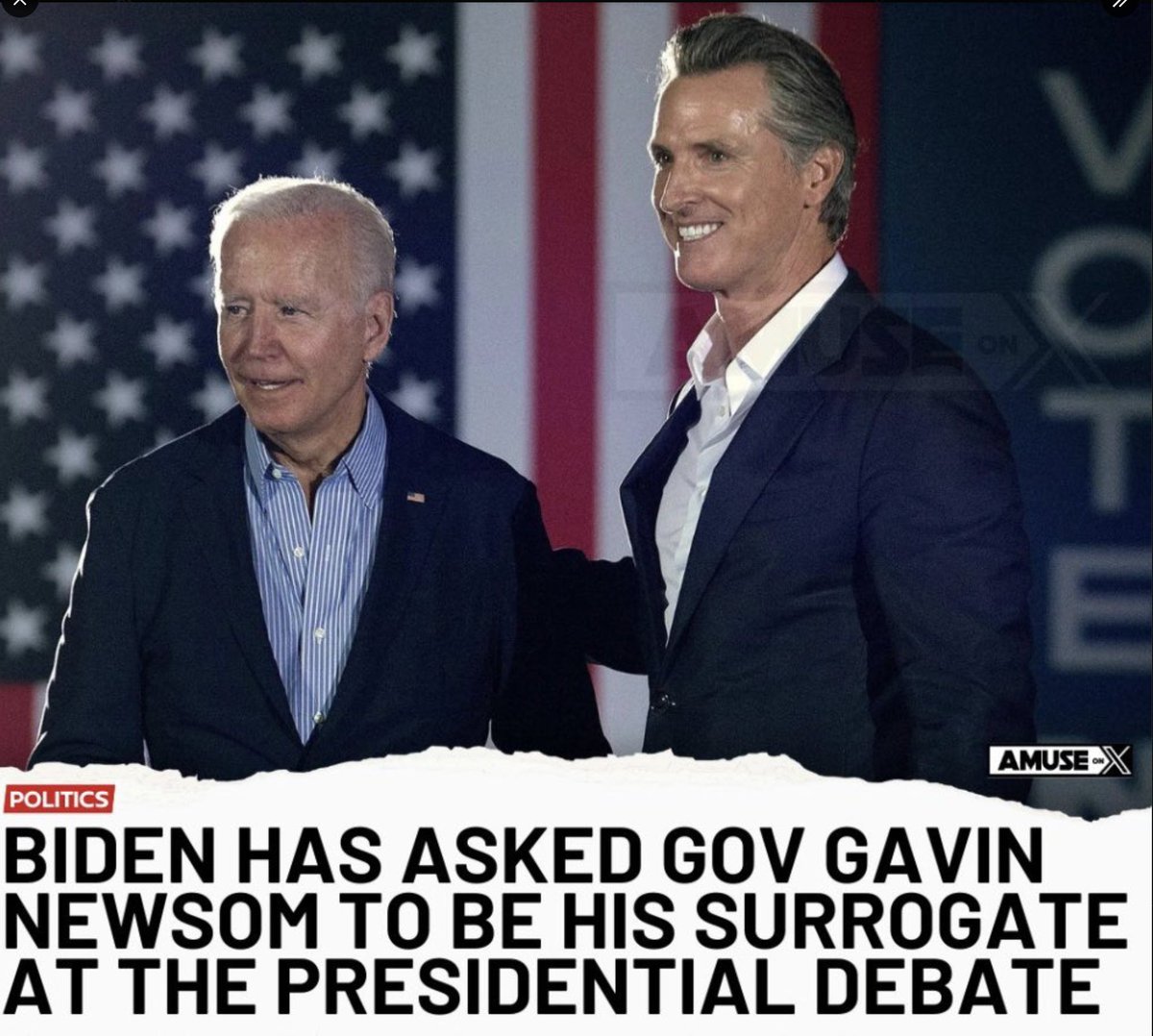 What is up with Newsom's face?  He looks like a cross between The Terminator and Patrick Bateman.