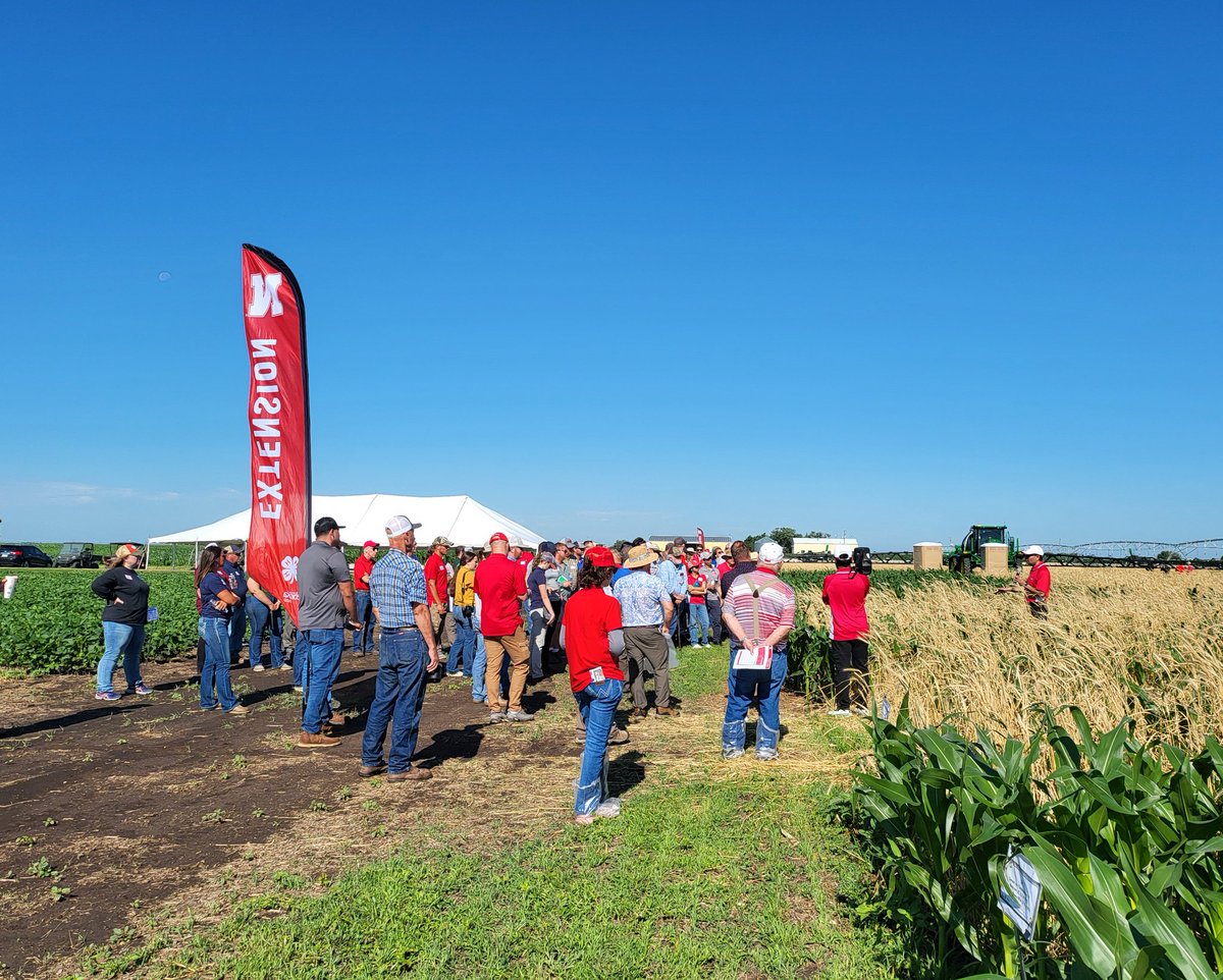 JhalaRachana's tweet image. Great attendance and a lot of projects were demonstrated at Nebraska Extension Weed Management Field Day at South Central Ag Lab today. @UNLExtension @unlagrohort @MarthaMamo3 @AmitUNL