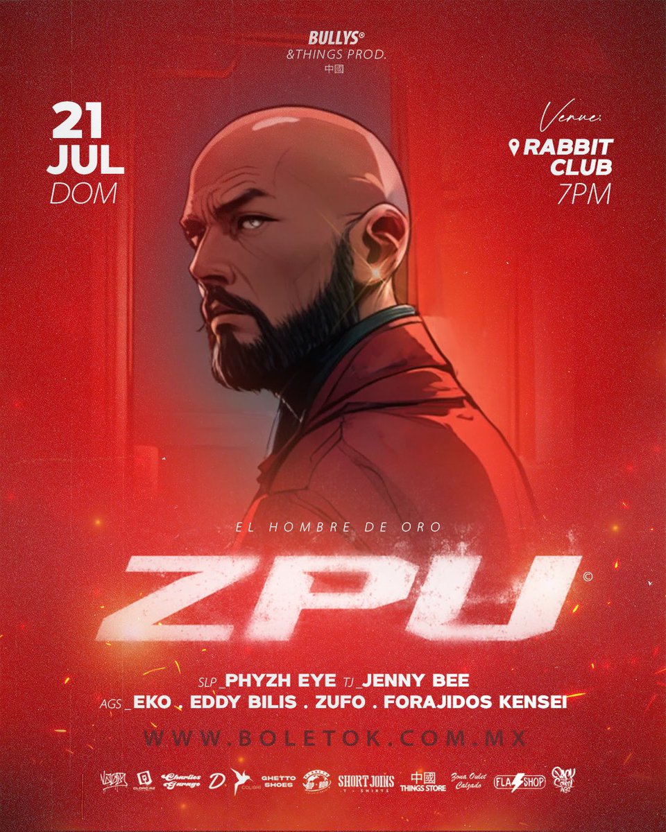 ZPU's tweet photo. 🇲🇽 21/7 Por PRIMERA VEZ en AGUASCALIENTES ⚔️ Siento algo diferente cuando voy por primera vez a presentarme a algún lugar, y esta es una de esas ocasiones: nos vemos en #AGUASCALIENTES fam 🫡 

Tienes el link de tu boleto aquí 👇
https://t.co/xll9ojCadY https://t.co/7qaE891GCM
