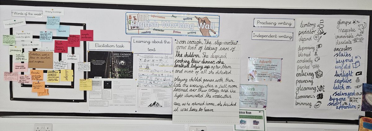 Took a quick photo of our Year 5's English learning wall today. Such a good example of features to help the children with their writing. 🥰 <a href="/PSMInfants/">Plympton St Mary Infants and Old Priory Schools</a> <a href="/stchris_trust/">St Christopher’s Trust</a> @DevonEdEnglish