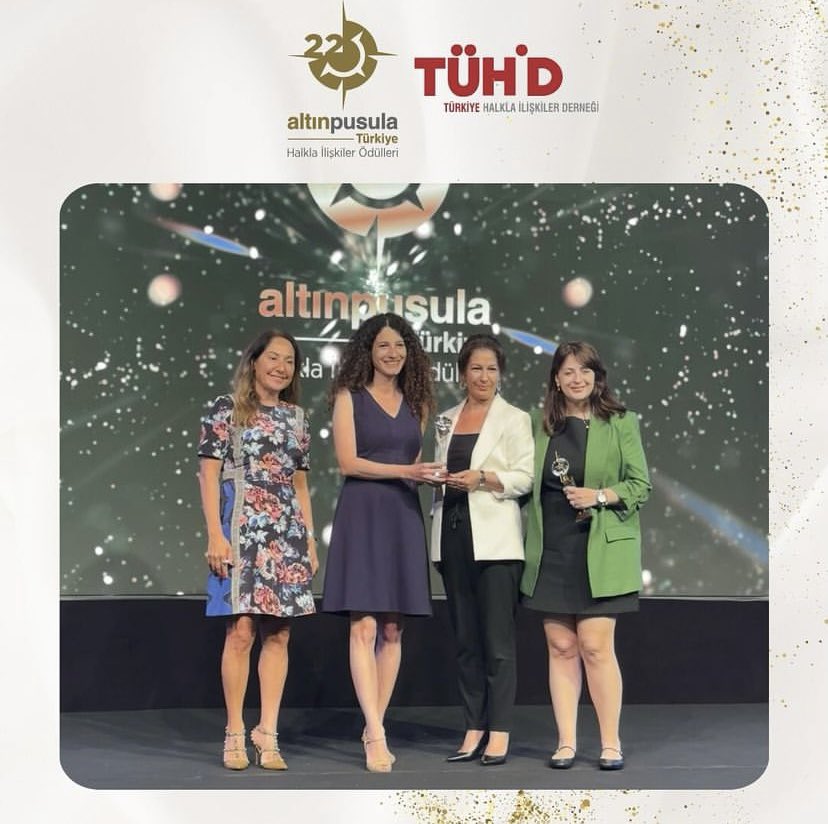 Kurumsal Sorumluluk Kültür &amp; Sanat Ödülü; “Tablolar Konuşuyor Dijital Resim Sergisi’’ projesiyle, Türk Telekom ve Lorbi PR

<a href="/tuhid/">TÜHİD</a>
<a href="/TurkTelekom/">Türk Telekom</a>
<a href="/Lorbi_PR/">LorbiPR</a>
#22AltınPusulaÖdülleri #AltınPusula2024 #AltınPusulaÖdülleri #TÜHİD #TürkiyeHalklaİlişkilerÖdülleri