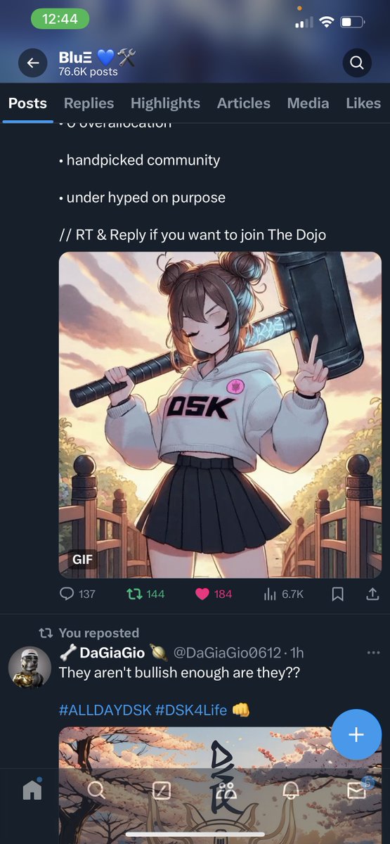 I thought NFTs were dead? 

> that’s in 1 hour 

It’s simply… All Day DSK ✌️