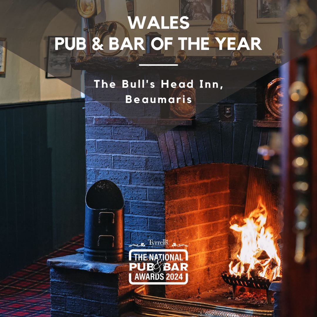 Our Wales Pub &amp; Bar of the Year goes to <a href="/Inn_Collection/">The Inn Collection Group</a>’s Bull’s Head Inn in #Beaumaris. Well-kept drinks and honest, hearty food are served all day, every day in a cosy environment that welcomes both walk-in guests and visitors choosing to spend the night. #PubandBarAwards