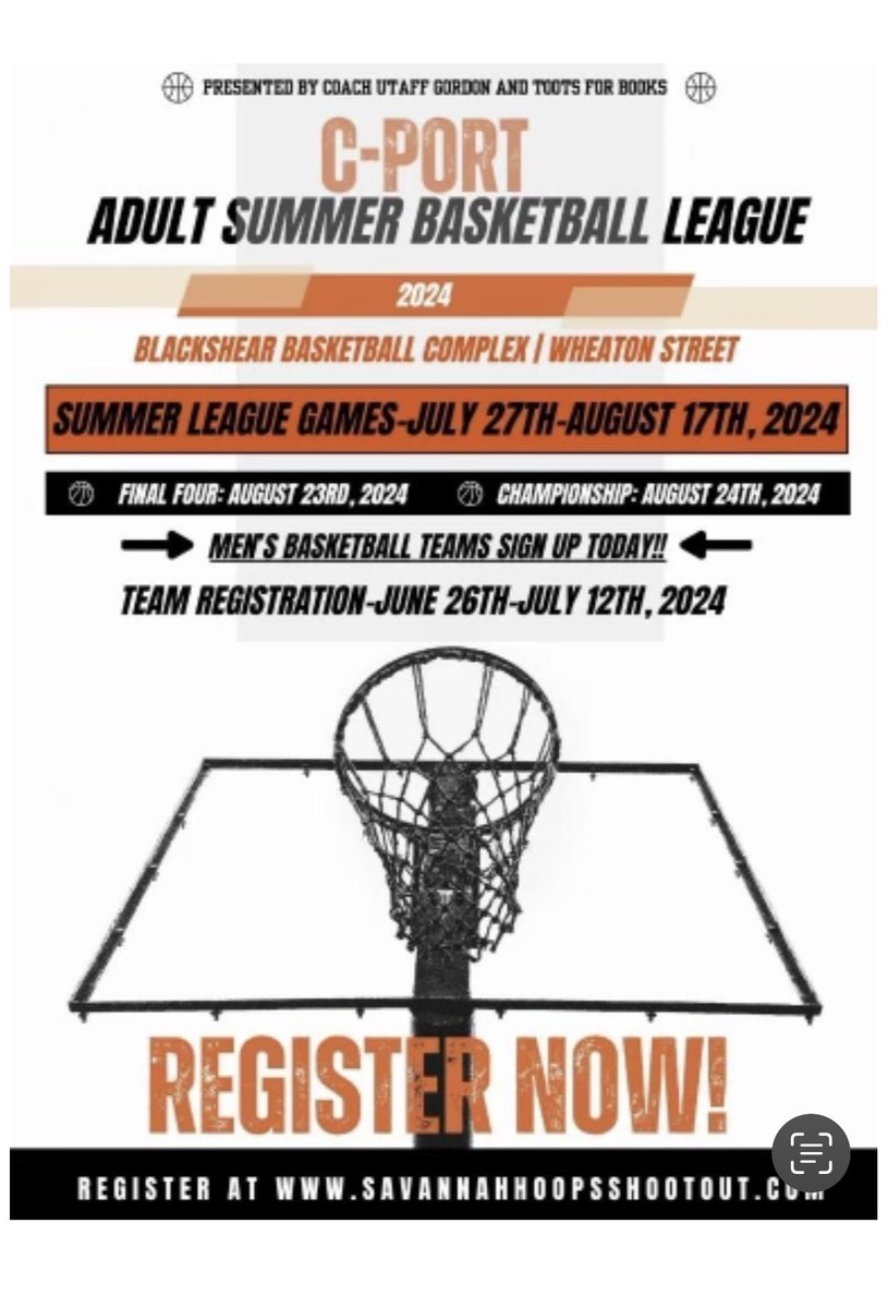 Coach Utaff Gordon’s latest project: An Adult League with games held at the Blackshear Basketball Complex. Registration information below…⁦<a href="/coachghoops23/">Utaff Gordon</a>⁩