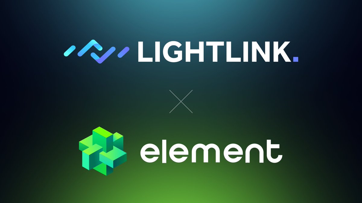LightLinkChain's tweet image. .@Element_Market has integrated LightLink!

Element, one of the biggest NFT marketplaces &amp;amp; aggregators with 3M+ all-time trading wallets, now features LightLink collections.

Discover The Luminaries, Lumina Keys, Light Lynx + more available for trading: element.market/lightlink