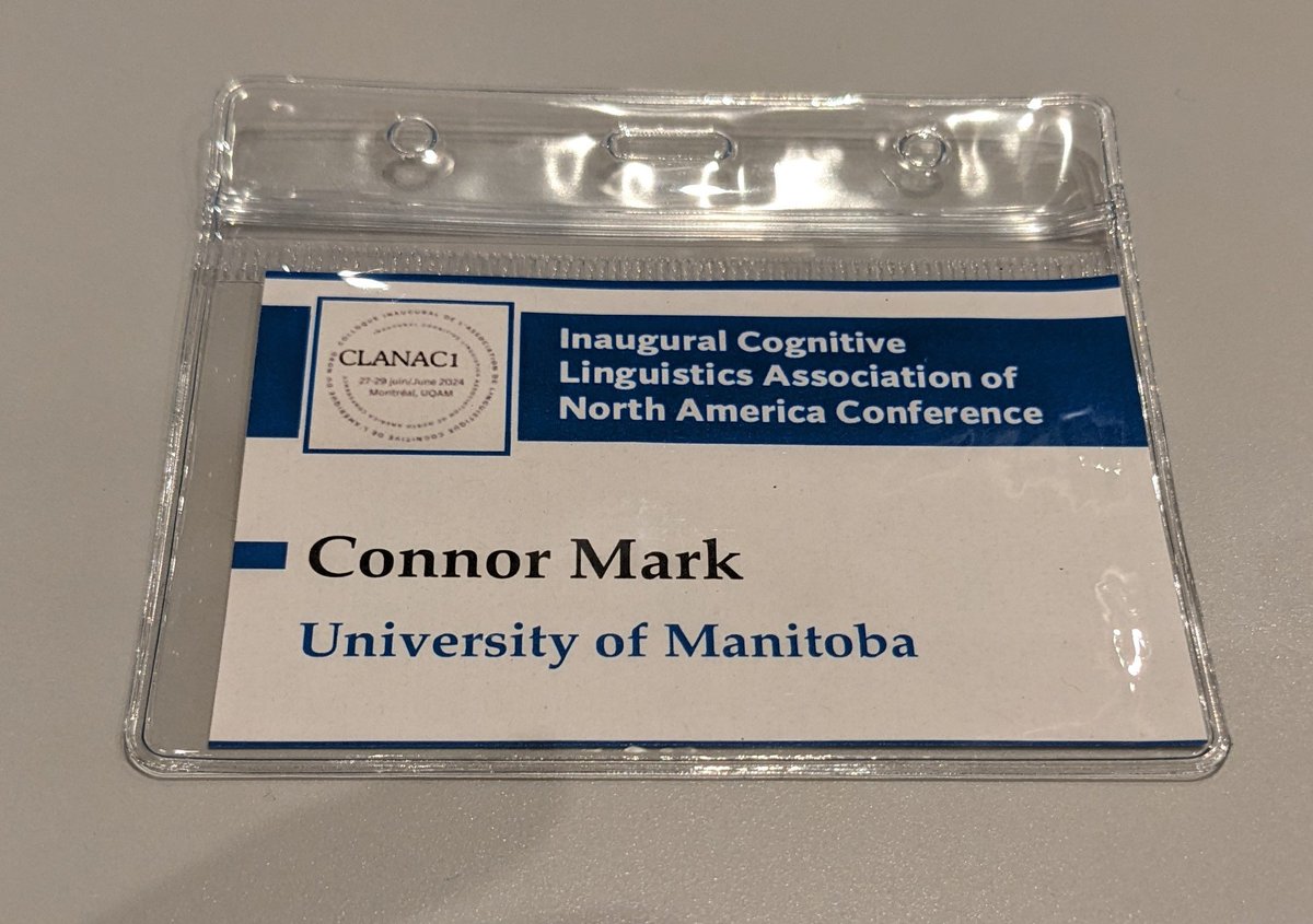 ConnorJohnMark's tweet photo. The name tags for CLANAC1 look quite nice. They are blue and just so happens to match the conference room. 💙

#CLANAC1 https://t.co/FaFV5ySg08