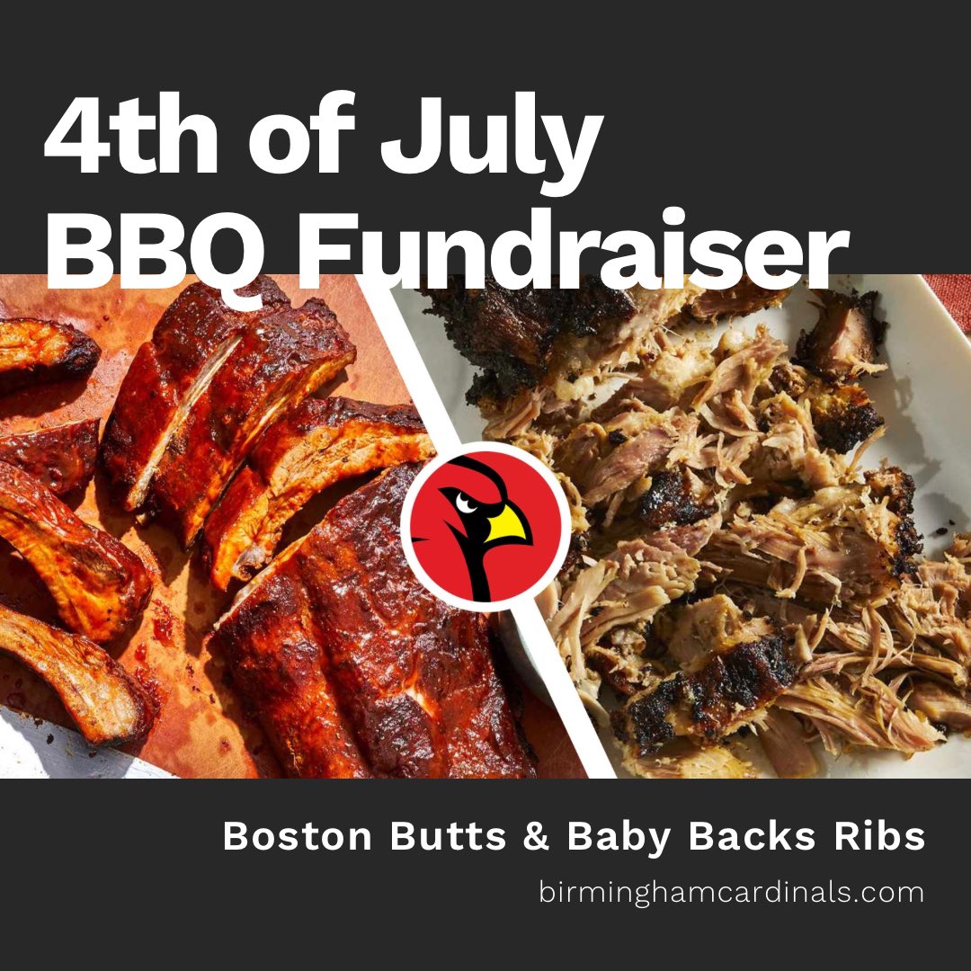 Head over to our website today to place an order for our 4th of July Fundraiser to grab your Boston Butt and Baby Back Ribs before it’s too late!