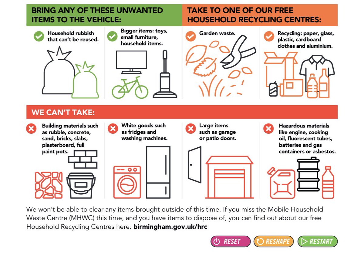CllrMajid's tweet photo. Our fantastic  @BhamCityCouncil Mobile Household Waste Centre will be at;

Clivedon Avenue, Perry Barr ward, B42 1SH

Old Oak Road, Kings Norton South ward, B38 9AJ

on Thursday 27th June between 7.30am- 1pm for you to dispose of household items for FREE

#KeepBrumTidy💚 https://t.co/5hu4q1TasB