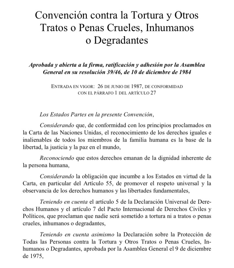 Hoy es el Día Internacional en Apoyo de las #Victimas de #Tortura. Leamos: Art. 46 de la CRBV / Ley Especial para prevenir y sancionar la Tortura y otros tratos crueles, inhumanos y degradantes / Convención contra la Tortura de la #ONU. Sabe usted Qué es la Tortura y Trato Cruel?