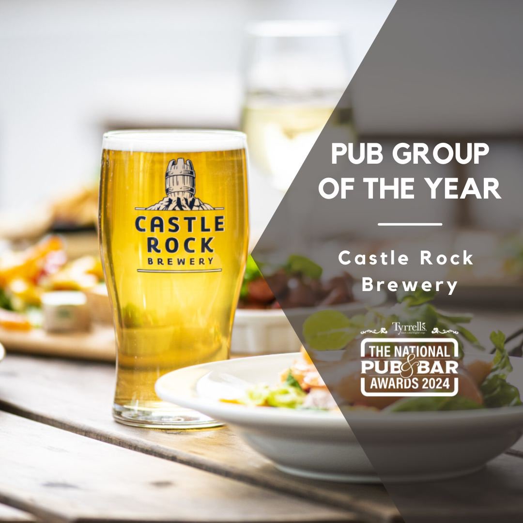 The Pub Group of the Year, sponsored by <a href="/SantaMariaFSUK/">Santa Maria Foodservice UK</a>, goes to Castle Rock Brewery, a group of pubs made up of an electric mix of venues including city-centre craft beer bars, traditional country pubs and community-led sites. #PubandBarAwards