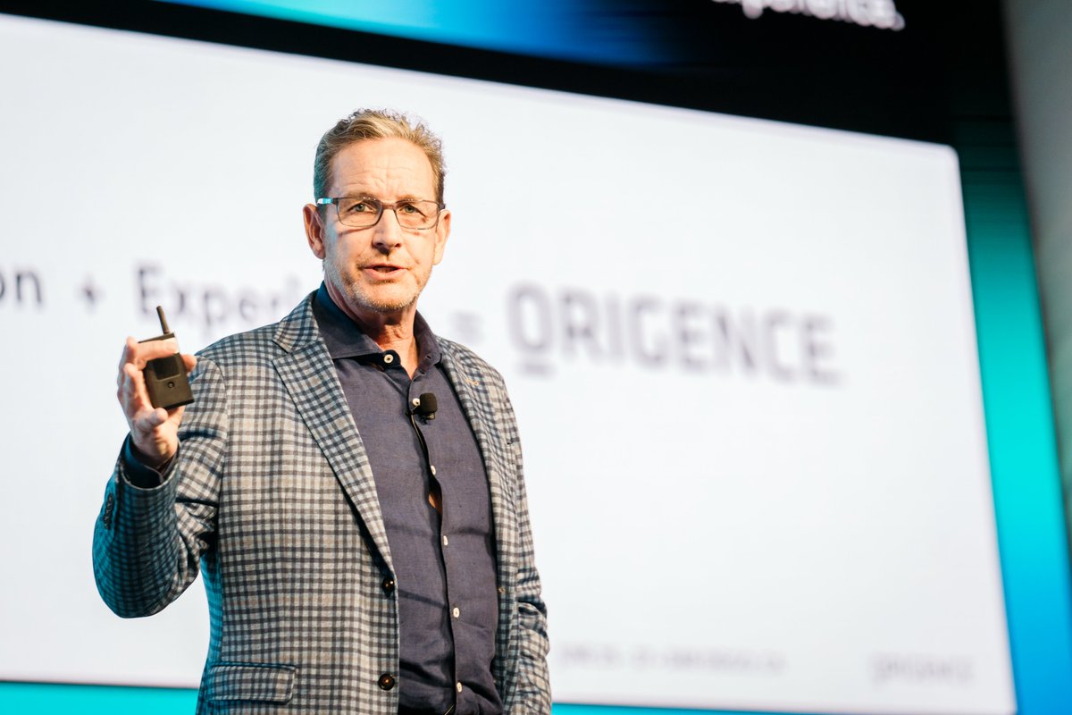 origencecompany's tweet photo. Lending Tech Live started on a high note this morning with uplifting words from Origence’s President and CEO, @tboutelle. As Tony shared, we’ve come a long way these past 30 years and are excited for what’s ahead. #LendingTechLive #LTL24 #Origence30 https://t.co/v9b0SqWwag