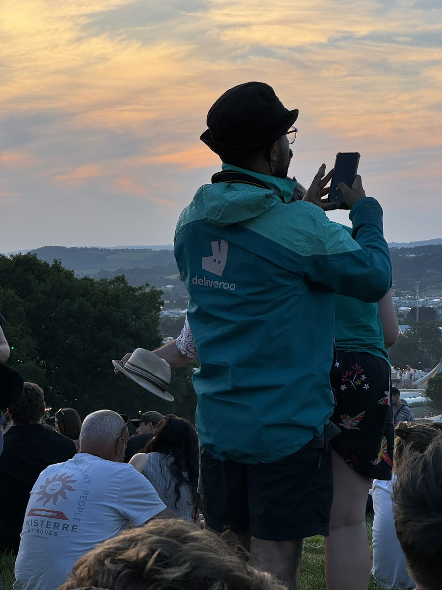 Deliveroo to Glastonbury? If only…