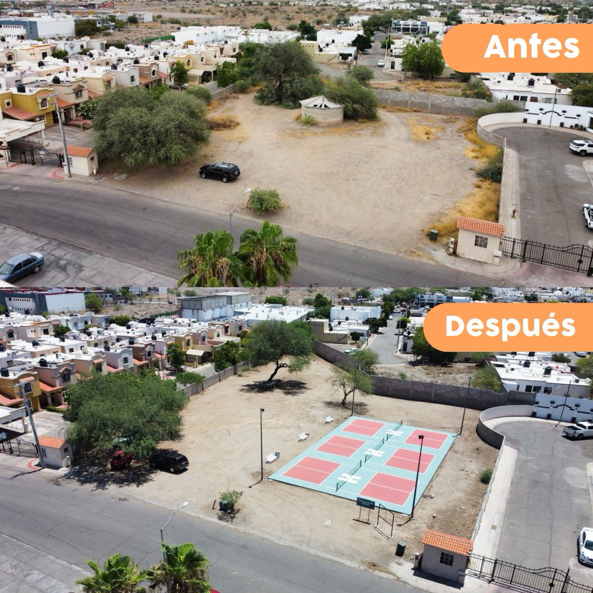 Las canchas de Pickeball de Montecarlo Residencial están listas 🎾

Una obra ganadora del Presupuesto CRECES que podrán disfrutar todos los hermosillenses.

#hermosillocrece 
#hermosillocreceenobras