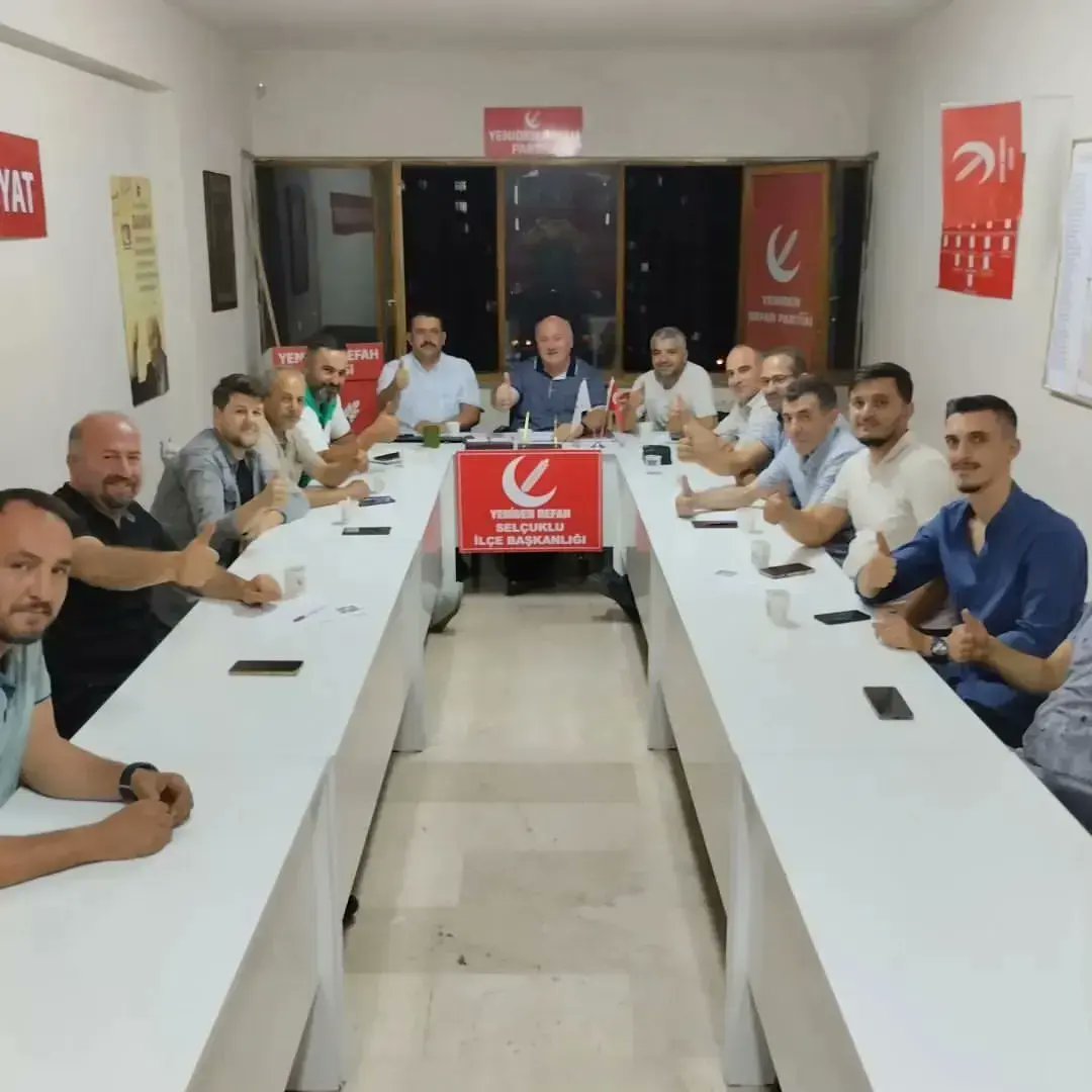 rprefahofficial's tweet image. Paylaşım: @ademozel42 

#Yeniden #Refah #Partisi #Selçuklu İlçe Başkanlığı Olarak Haftalık Mutad Yönetim Kurulu Toplantımızı İlçe Başkan Vekilimiz Ali Balıkçı Nezdinde İcra Ettik. Toplantımızın ve Beraberinde Alınan Kararların Hayırlara Vesile Olmasını Dileriz.