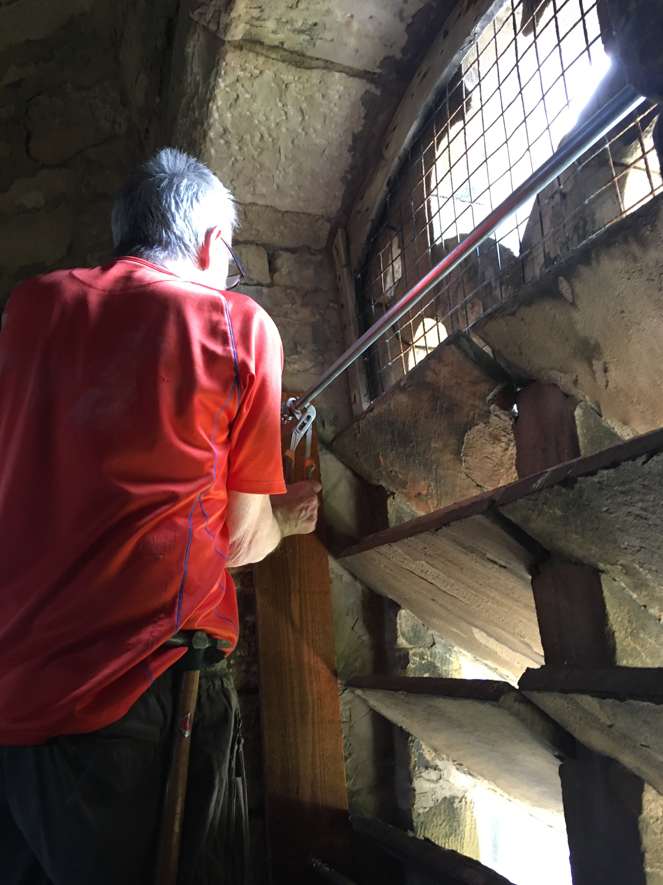 LancasterSwifts's tweet photo. Spent today with the legendary Len of @bandbswifts who installed 12 Swift boxes made by Lancaster Men's Hub https://t.co/UHQChstjc2 in the church tower of @StJohnsEllel.   Fantastic work from everyone and huge thanks all round. https://t.co/mZ9abafTUp