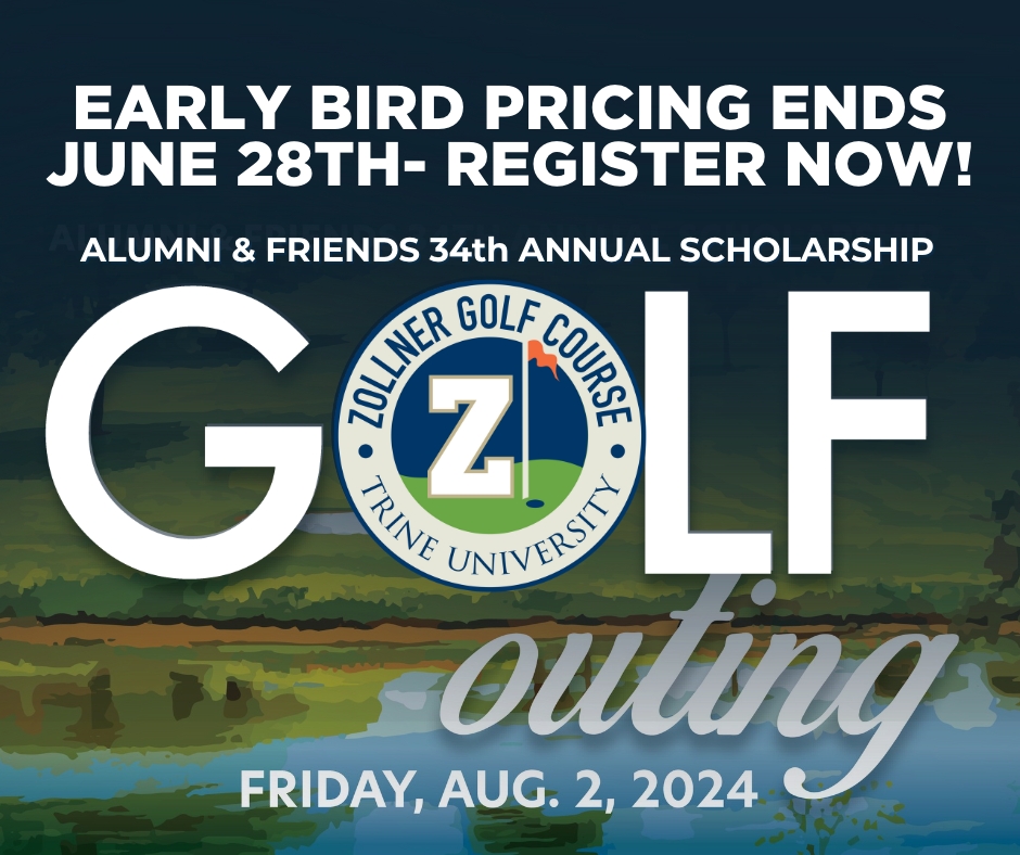 TrineAlumni's tweet photo. 📣⛳ HEY, GOLFERS! Don't miss out! ⛳📣

‼ Sign up at https://t.co/EVCSYjTO1S ON OR BEFORE this Fri., Jun. 28th before the $25/player price increase! ‼

Let's make @trineuniversity student dreams a reality - 1 swing at a time! ⚡

#SeeYouThere #TrineU #AlumniAndFriends https://t.co/whnR16WpKb