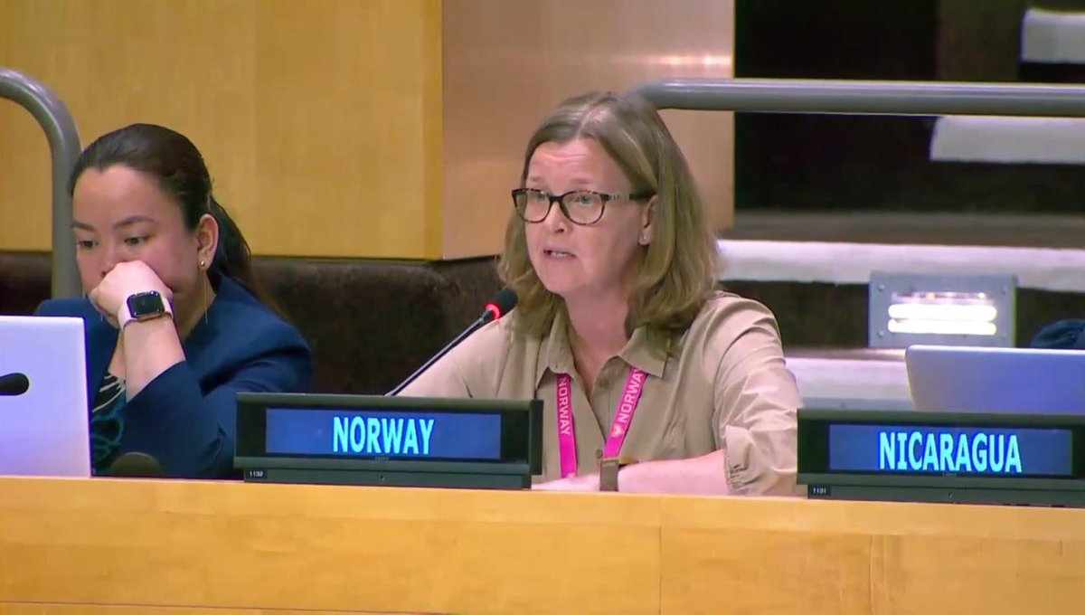 Norway 🇳🇴 in ECOSOC Humanitarian Affairs Segment:

➡️Urgent need to protect civilians in armed conflict.

➡️We must strengthen our efforts to combat hunger.

➡️The humanitarian, development, climate and peace nexus is key for prevention and response.
