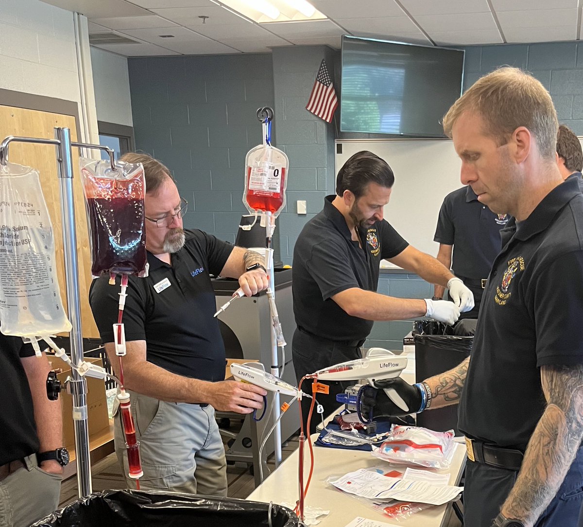 Pete Piringer (@mcfrspio) on Twitter photo Every Day is a <a href="/MCFRS_EMIHS/">MCFRS_EMIHS</a> Training Day….<a href="/MontgomeryCoMD/">Montgomery County MD Government</a> Paramedics are just weeks away from giving patients a blood ‘transfusion’ before arriving to a hospital marks a major change in care. It has proven to save lives particularly for some trauma patients. Every Day is a <a href="/MCFRS_EMIHS/">MCFRS_EMIHS</a> Training Day….<a href="/MontgomeryCoMD/">Montgomery County MD Government</a> Paramedics are just weeks away from giving patients a blood ‘transfusion’ before arriving to a hospital marks a major change in care. It has proven to save lives particularly for some trauma patients.