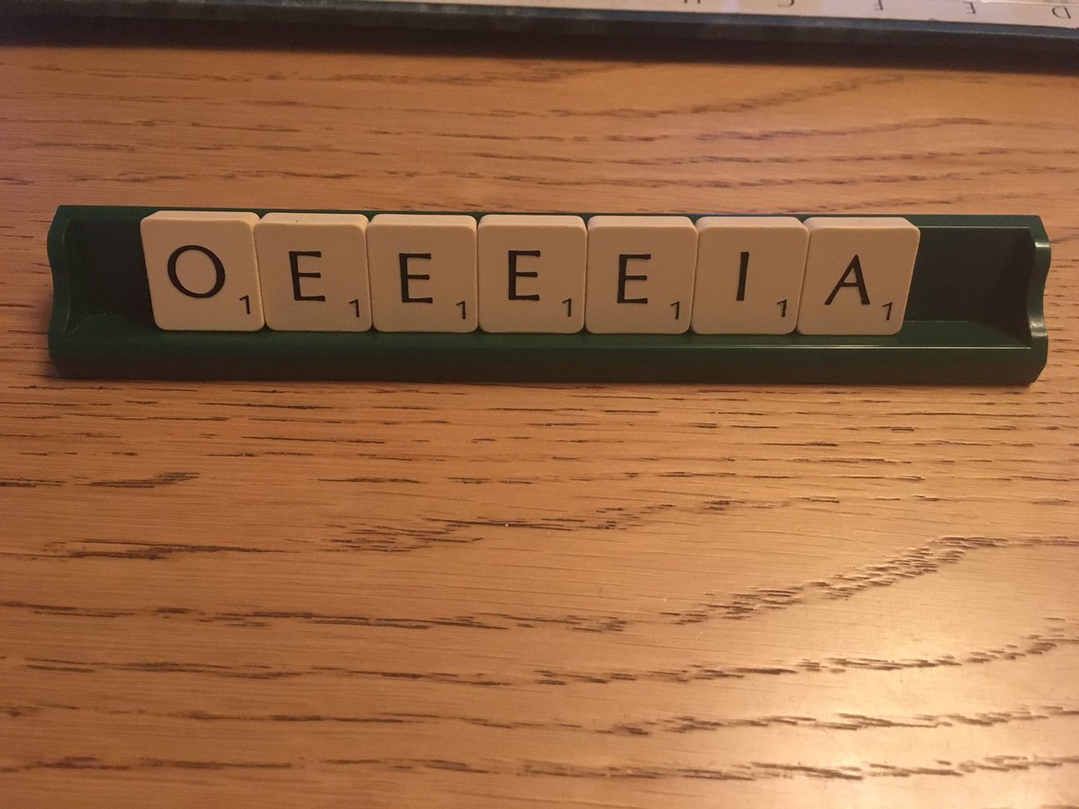 When your playing scrabble and struggling 🤦‍♀️<a href="/scrabble/">Scrabble</a>
