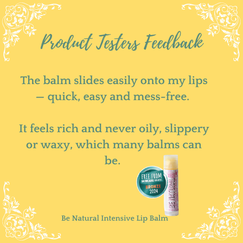 JustBeNaturalLP's tweet photo. Delighted that our Be Natural Intensive lip balm won it's 3rd award today - in the 2024 Free From Skincare Awards! #FFSA24 #lipcare #organiclipbalm #awardwinner https://t.co/3UwiqUgb63