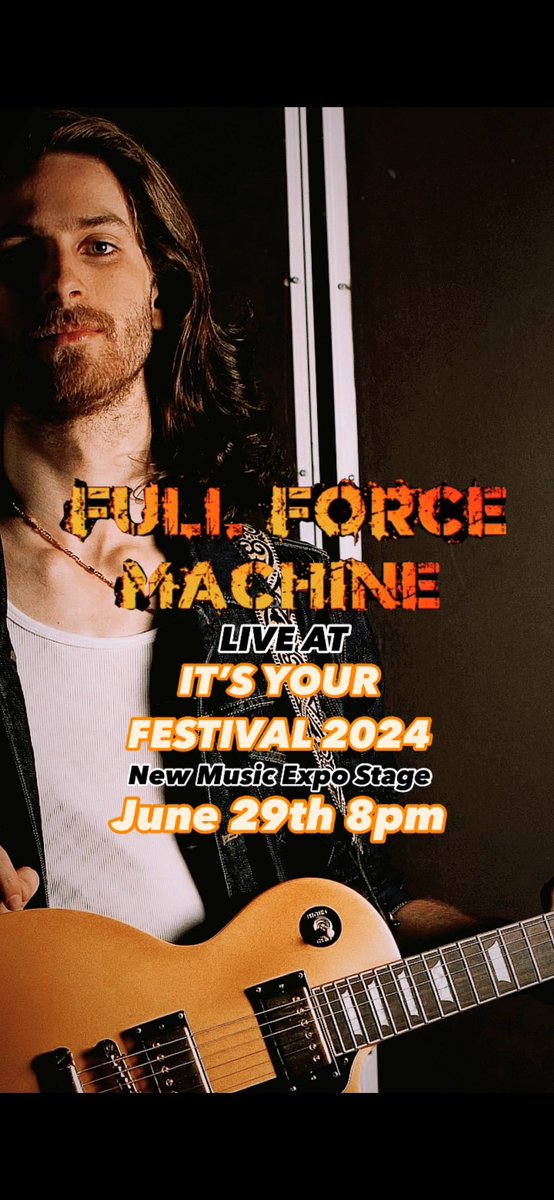 FFMachine_'s tweet photo. Here we come @itsyourfestival we’re stoked to be performing at the New Music Expo stage! Get ready to rock 🤘

#fullforcemachine #ffm #barebonesep #rocknroll #hamiltonband #hamiltonevents #itsyourfestival2024 https://t.co/BSYVx5Wgek