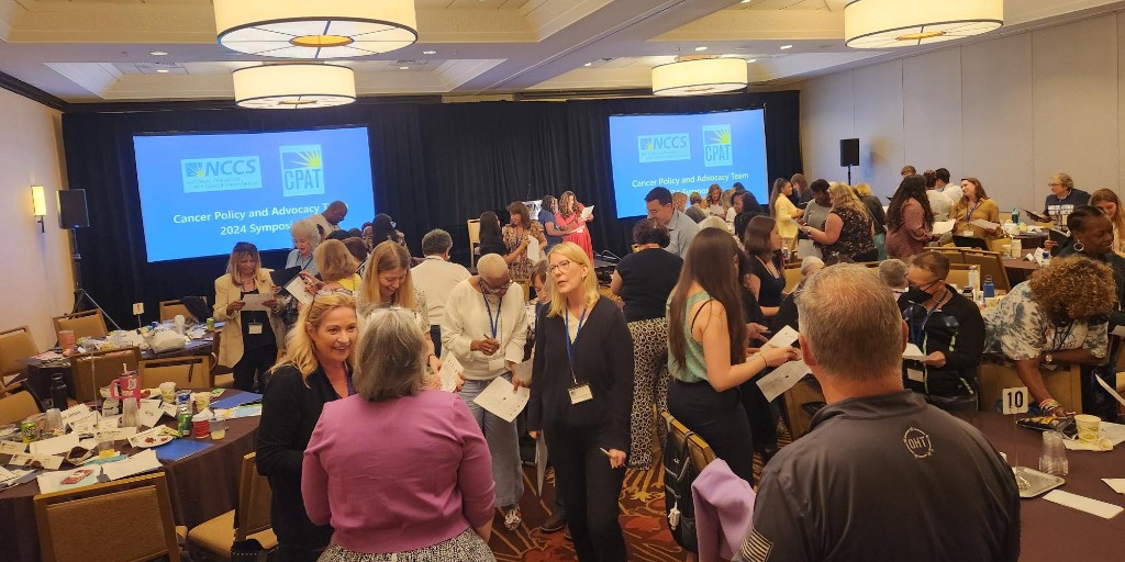 CancerAdvocacy's tweet photo. Advocates are busy networking and connecting at the #CPAT24 Symposium. Together, we’re stronger! #CancerAdvocacy #CancerSurvivorship https://t.co/CooUeDf9NE