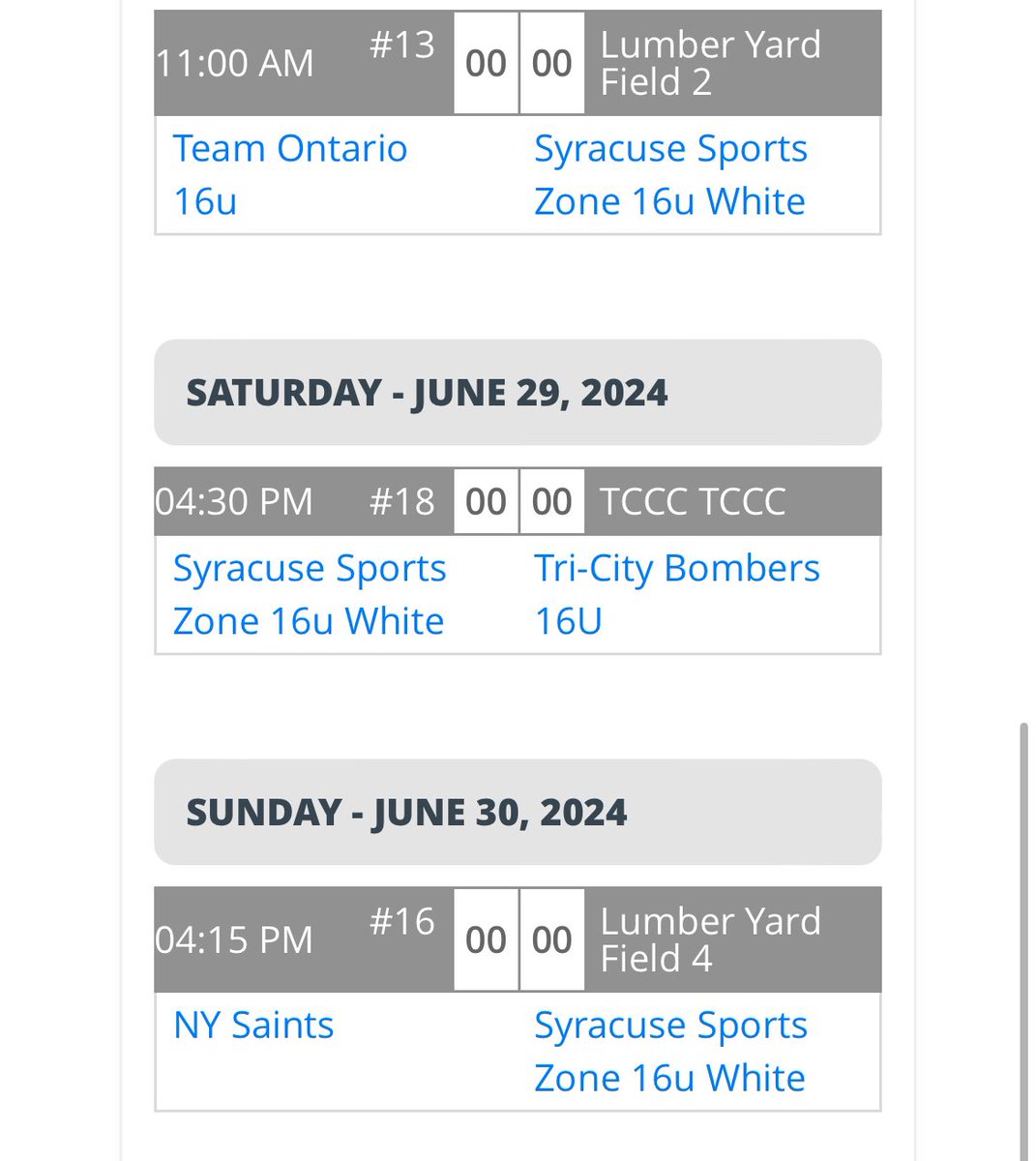 Griffin Pienkowski (@gpienkowski2026) on Twitter photo Here is my schedule for this weekends PBR New York Summer Championships tournament. Looking forward to a great event. <a href="/CortBaseball/">SUNY Cortland Baseball</a> <a href="/RPIBaseball/">RPI Baseball</a> <a href="/PierceHendo2/">Pierce Hendershot</a> <a href="/DavidValesente/">David Valesente</a> <a href="/NiagaraBASE/">Niagara Baseball</a> Here is my schedule for this weekends PBR New York Summer Championships tournament. Looking forward to a great event. <a href="/CortBaseball/">SUNY Cortland Baseball</a> <a href="/RPIBaseball/">RPI Baseball</a> <a href="/PierceHendo2/">Pierce Hendershot</a> <a href="/DavidValesente/">David Valesente</a> <a href="/NiagaraBASE/">Niagara Baseball</a>