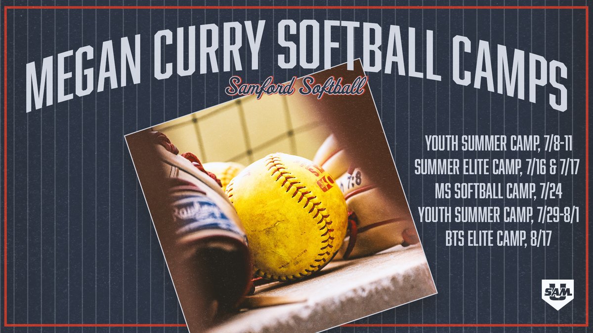 Sign up for camps TODAY‼️

⛺️ megancurrysoftballcamps.com

#AllForSAMford