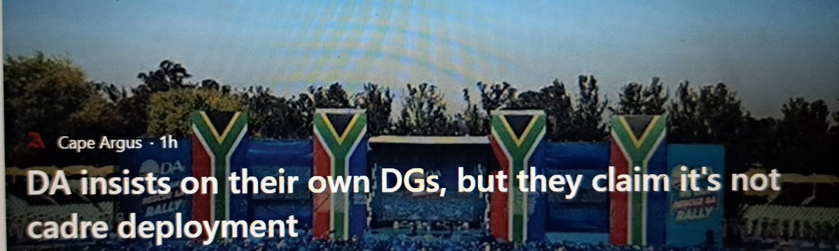 Hey. The DA has learnt from the 6 administration. New administration must come with its Deputies and DG. JZ's DPs and DGs showed CR flames.👇🏾👇🏾👇🏾👇🏾👇🏾👇🏾👇🏾