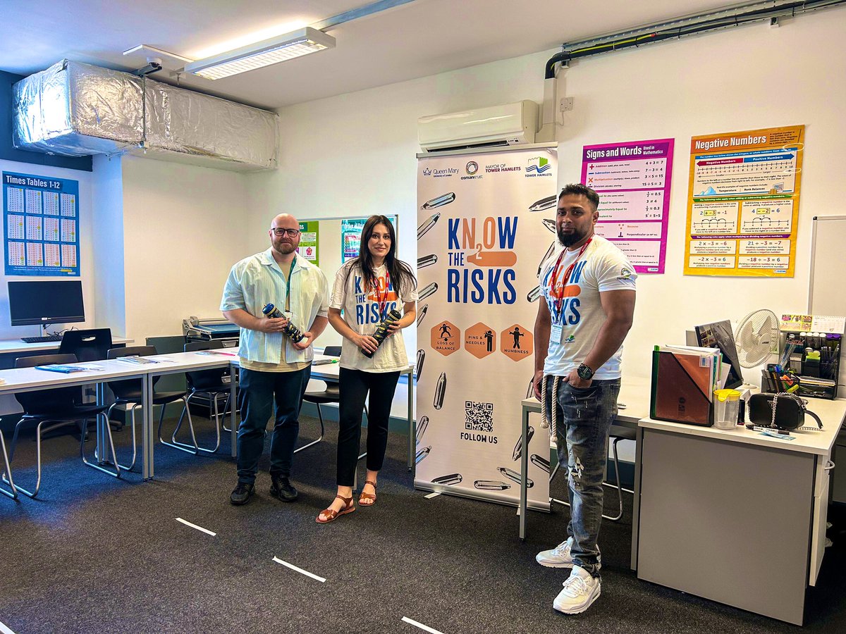 Excited for another NOS workshop! 🌟 Proud to be part of this collaboration, educating kids on the effects of nitrous oxide. 

Remember: Nitrous Oxide can harm your spinal cord. #Education #HealthAwareness