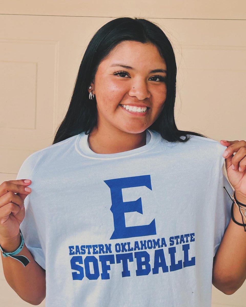 I’m happy to announce that I will be committing to Eastern Oklahoma state college for my academic studies and also play the sport I love! Thank you to coaches, family, and friends for pushing me.❤️ <a href="/EOSC_Softball/">Eastern OK Softball</a>