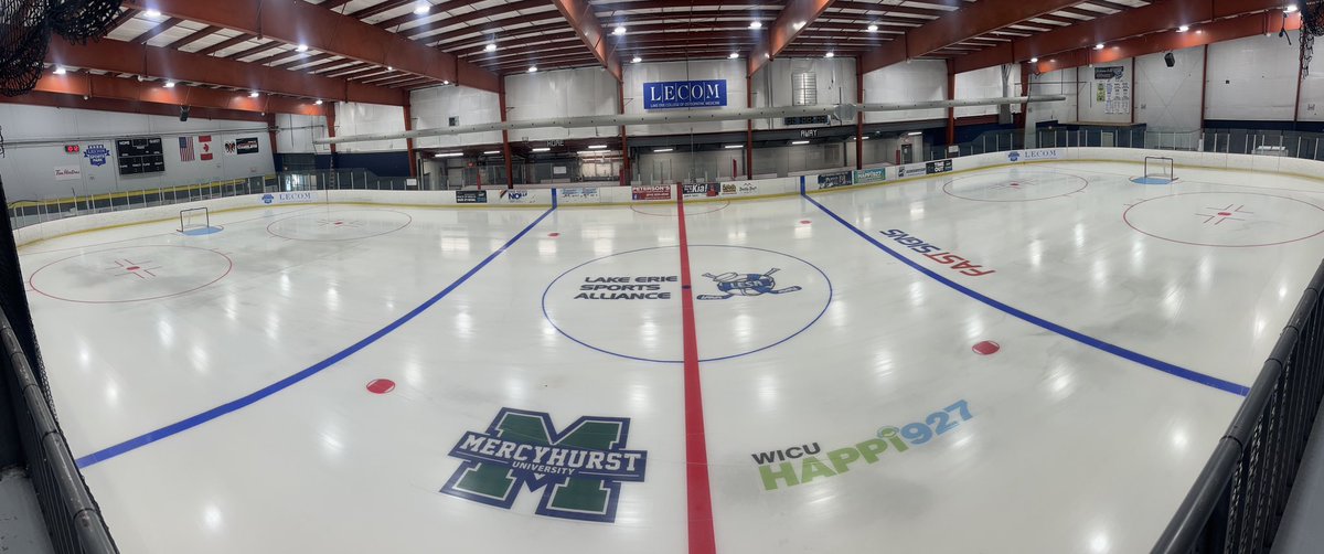 📣 Exciting News from LECOM Sports Park! 🏒 Both rinks are officially open and ready for action! 🎉 Come check out the brand new Lake Erie Sports Alliance and Home of the Junior Lakers ☘️ ice pad! Get ready for an amazing season ahead! #LECOMSportsPark #JuniorLakers #HockeySeason