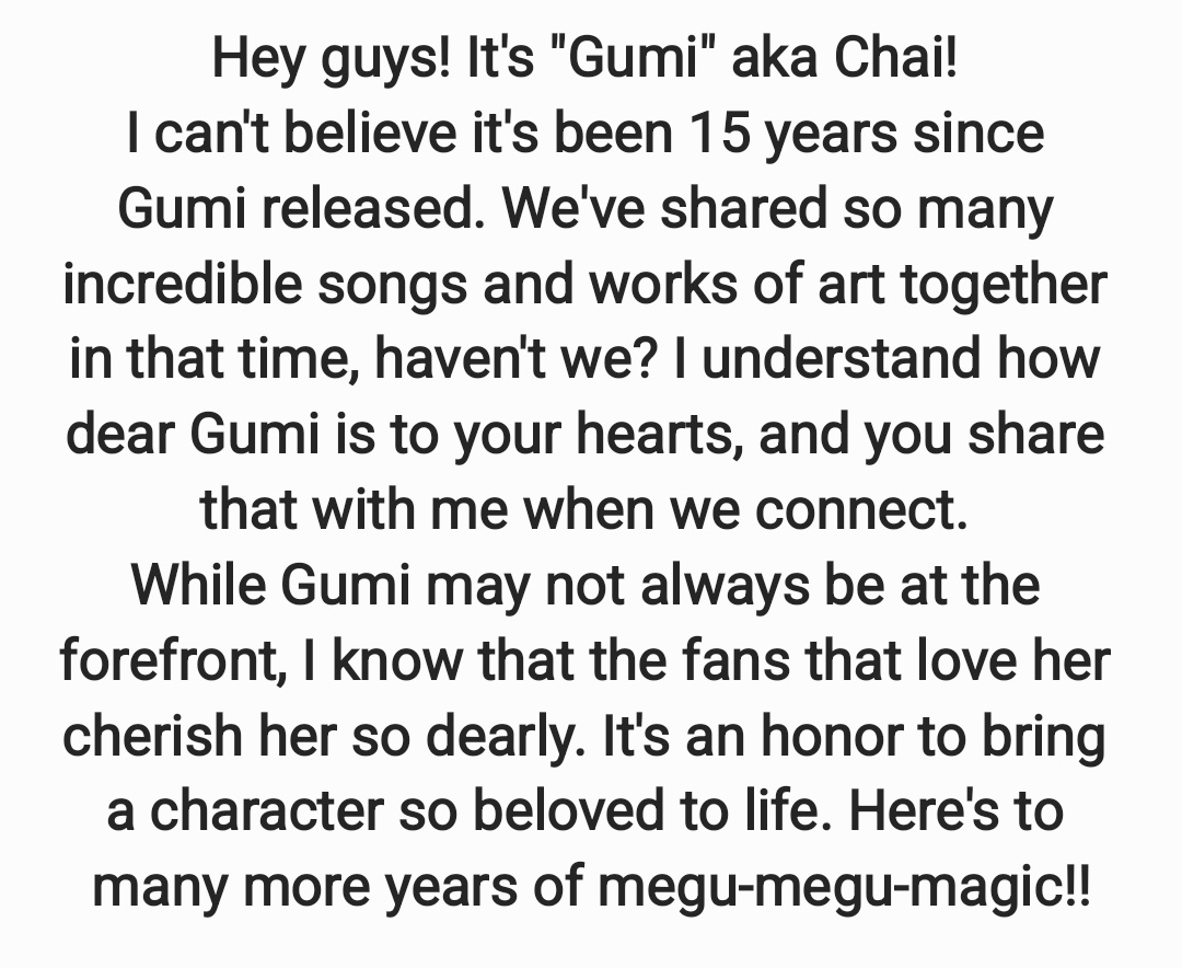 DecoProOfficial's tweet photo. ✧˚.💚⋆ HAPPY GUMI DAY! 

─━★ Happy 15 years to Gumi! Spread some love to deco*pros one and only Chai who spreads the megu megu magic of Gumi! 

#GUMI誕生祭2024 #GUMI15周年 https://t.co/AhIyhdzfMS