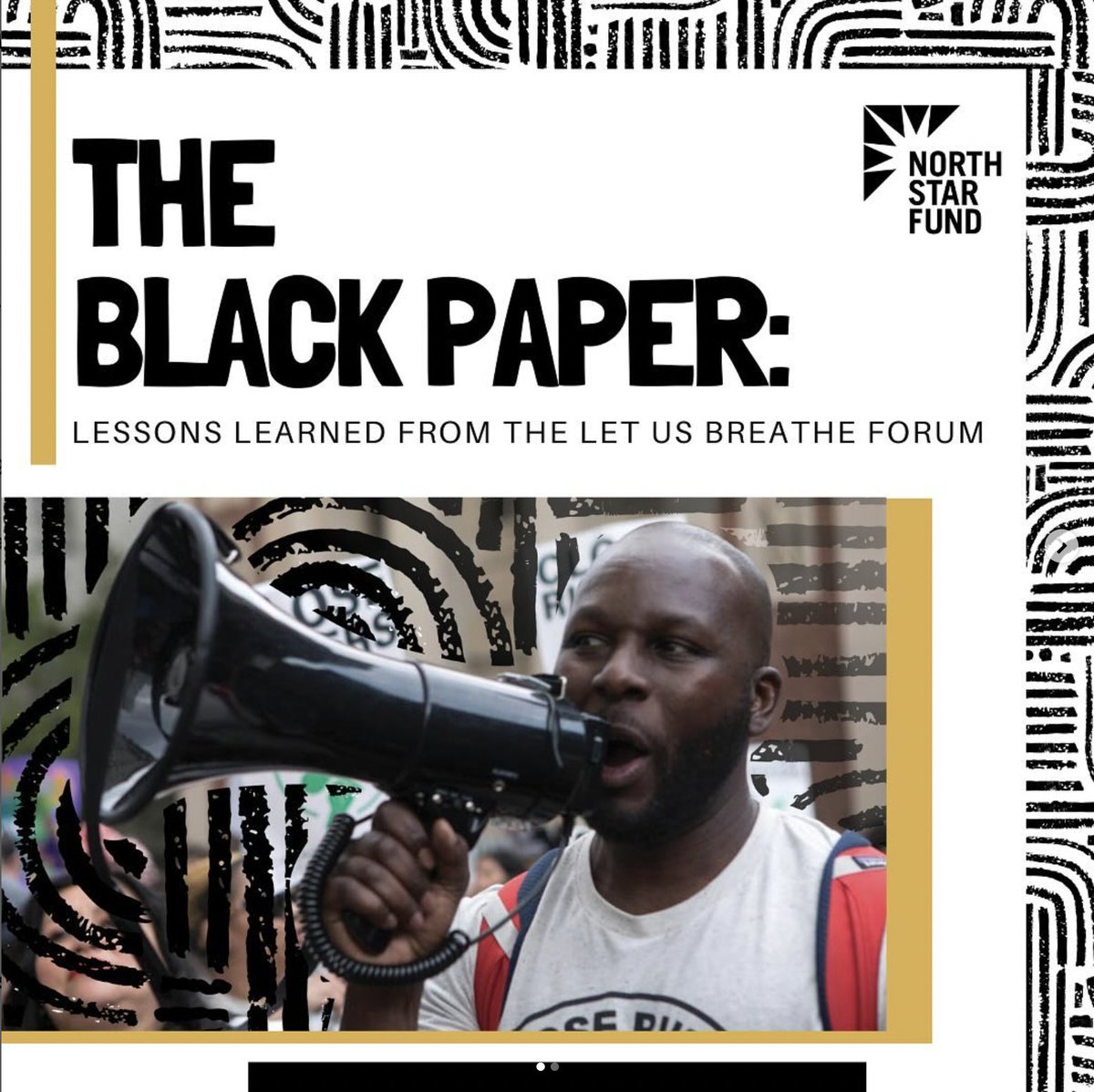 Black LGBTQIA+ Migrant Project (BLMP) (@officialblmp) on Twitter photo Rose Berry, our Co-Director, was a speaker at <a href="/northstarfund/">North Star Fund</a> 's Let Us Breathe Forum and is featured in their new resource — The Black Paper: Lessons Learned From the Let Us Breathe Forum.
🔗 flipsnack.com/589EEC66AED/bl… Rose Berry, our Co-Director, was a speaker at <a href="/northstarfund/">North Star Fund</a> 's Let Us Breathe Forum and is featured in their new resource — The Black Paper: Lessons Learned From the Let Us Breathe Forum.
🔗 flipsnack.com/589EEC66AED/bl…
