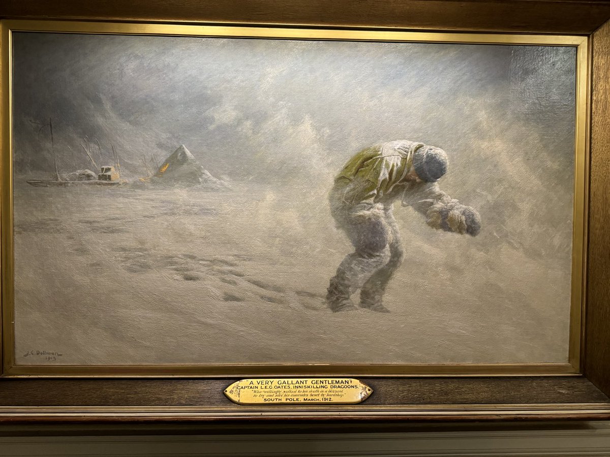 nadhimzahawi's tweet photo. True heroism. Captain Oates taking himself out, walking to his death to save his comrades. https://t.co/fRQv37r7hN