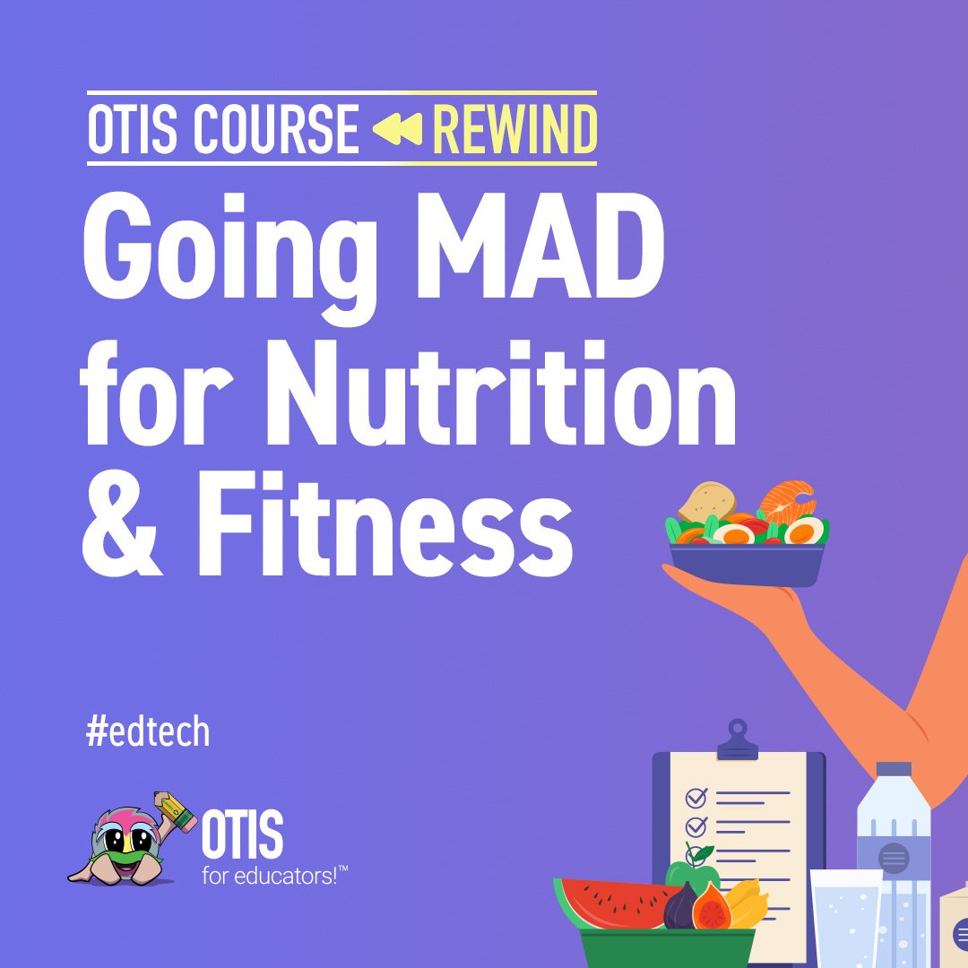 OTIS4educators's tweet photo. Teach students about nutrition and fitness with a digital spin! Tune in on 6/27 at 3PM EDT to learn how to use @MADLearn's app creation platform to create an app that promotes digital citizenship and health. Sign up: https://t.co/V7ZIbBiAup #edchat #educatorPD #MADlearn https://t.co/w6ETcdg21M