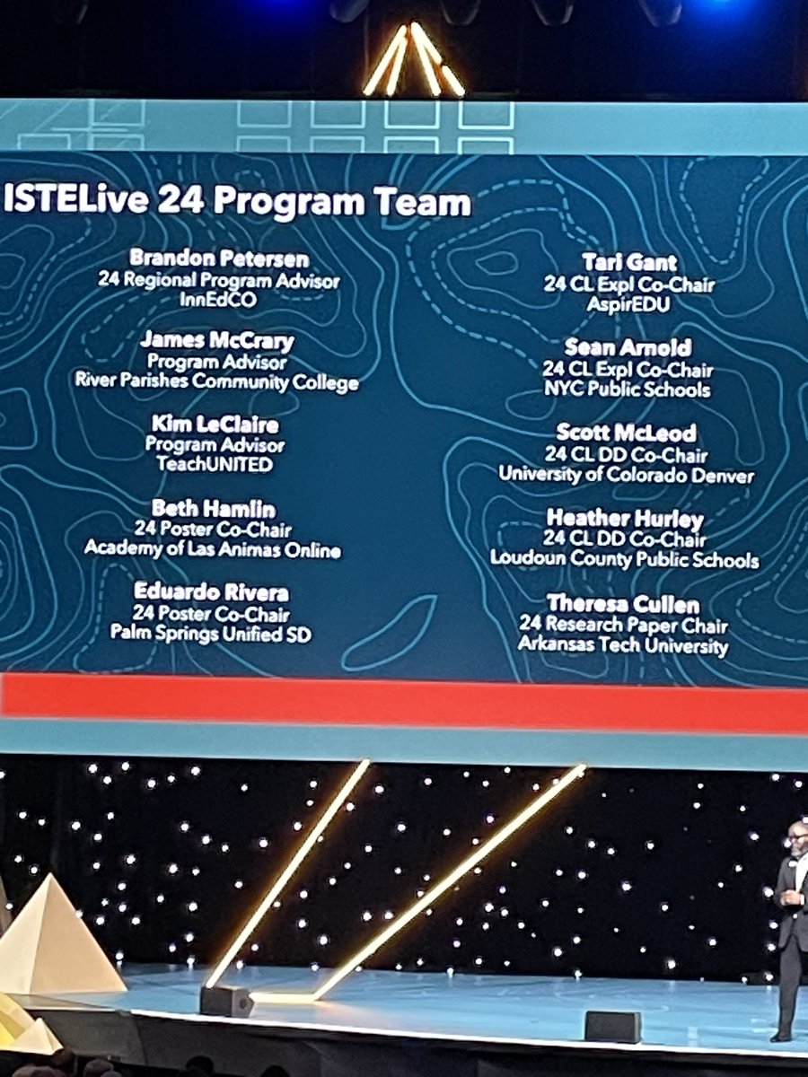 Congratulations to the team that made ISTE Magic.