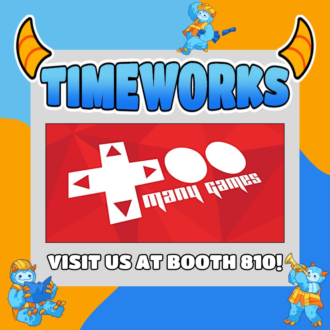 StarwrksStudios's tweet image. See Timeworks at @tmgexpo !!! Find us there from June 28-30 at booth 810! Hope to see you there 🙂

#timeworks #toomanygames2024 #indiegame