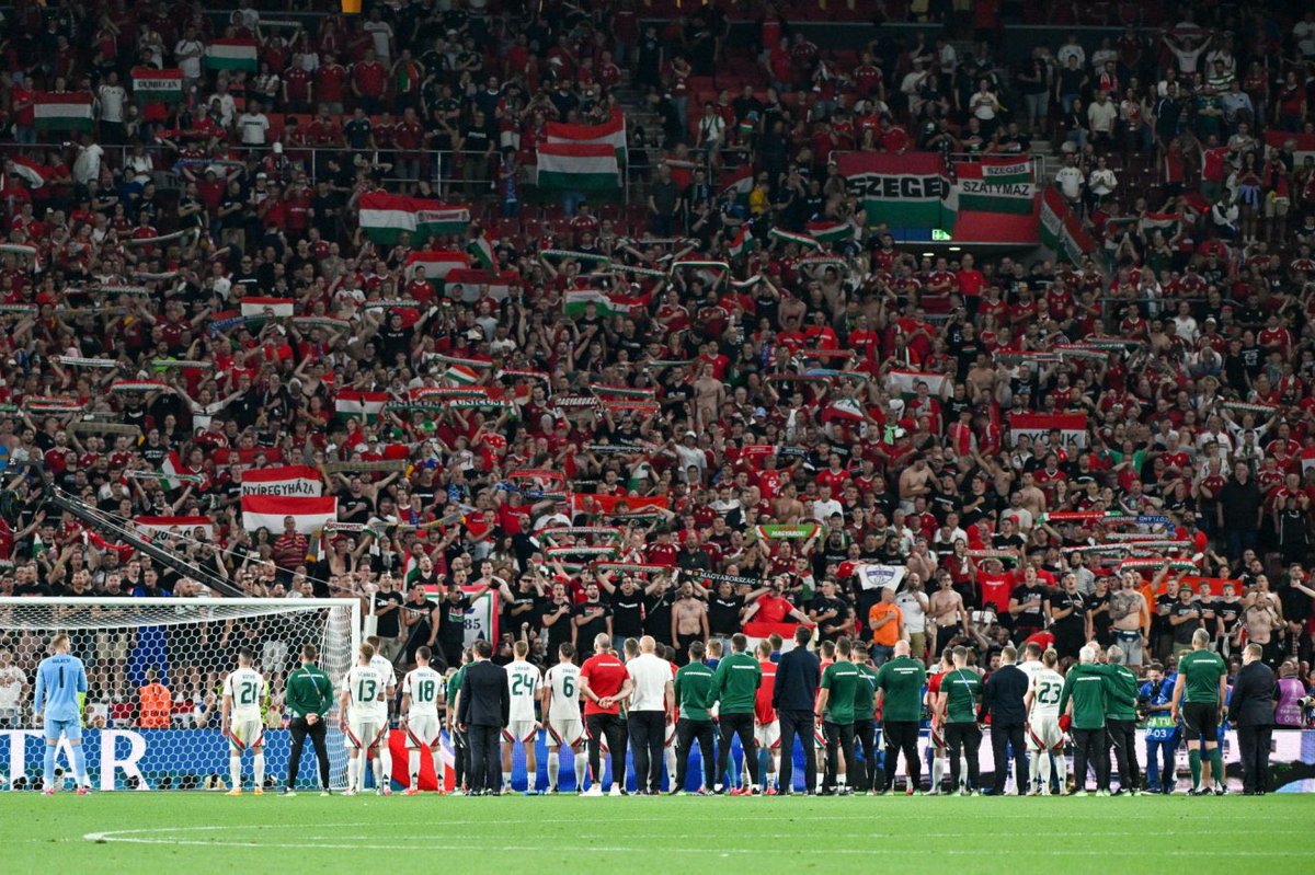 griezmannility_'s tweet photo. That’s that. Hungary’s euro journey comes to an end. That game v Switzerland hurts even more now. But it is what it is. Thankfully Varga is okay, and we were able to show that we can fight until the end. Better things are coming for us. 🇭🇺❤️ https://t.co/5DZvARpKE2