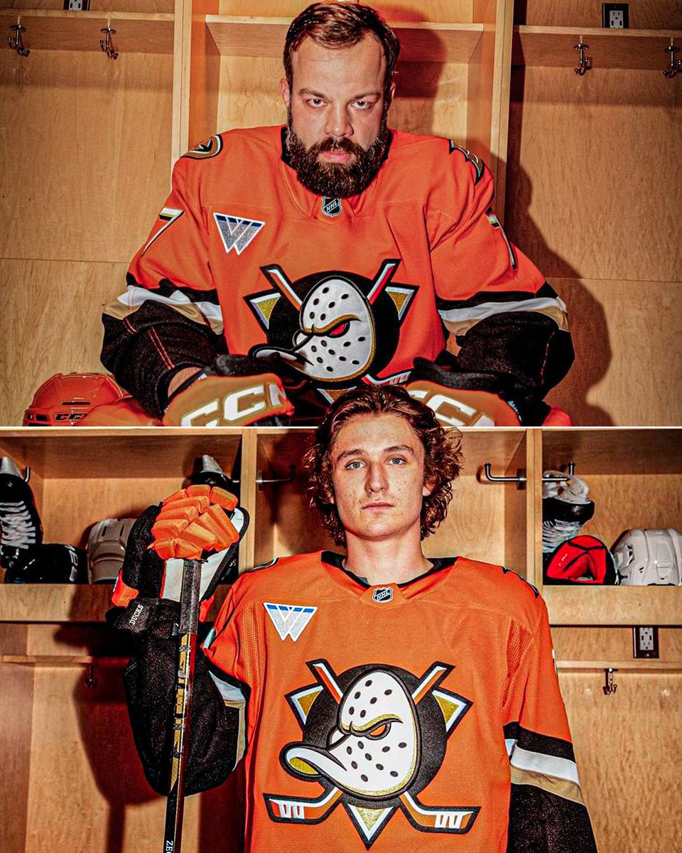 The Anaheim Ducks are bringing back their old Mighty Ducks logo, but revamped, for the 2024-25 NHL season 🔥 

(📸: <a href="/AnaheimDucks/">Anaheim Ducks</a>)