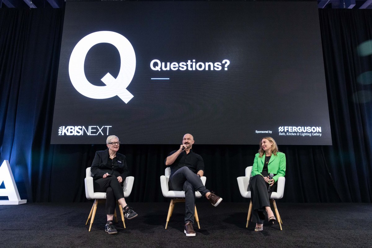 KBIS's tweet image. Get the latest trends shaping kitchen and bath design with @thenkba panels from #KBIS2024!

From &quot;Evolving the Luxury Customer&quot; to &quot;Five Key Trends Shaping the Future of Kitchen Design&quot; - watch more: bit.ly/3K7m1JU